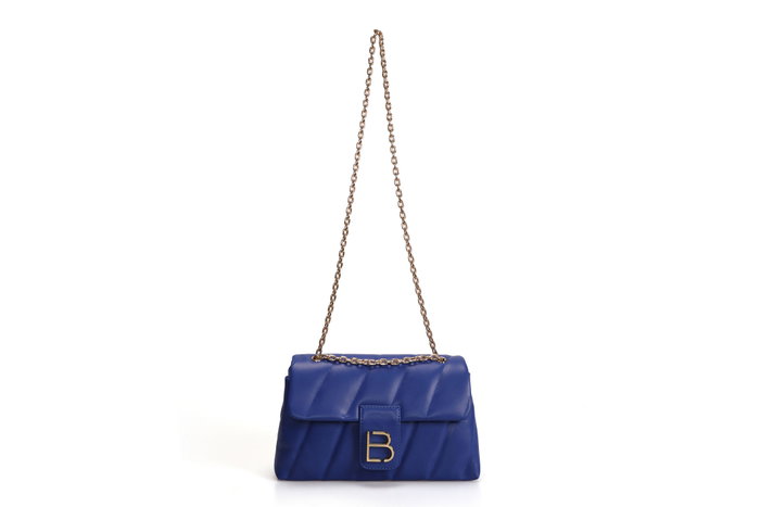 Lucky Bees Bolso de Hombro Azul Saxón Lucky Bees Bolso de Hombro Azul Saxón